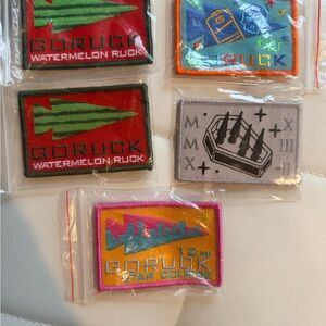 Brand new GoRuck patches- $5 EACH